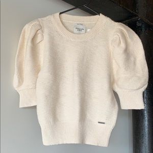 Abercrombie & Fitch Puff-Sleeve Sweater